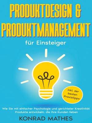 cover image of Produktdesign & Produktmanagement für Einsteiger